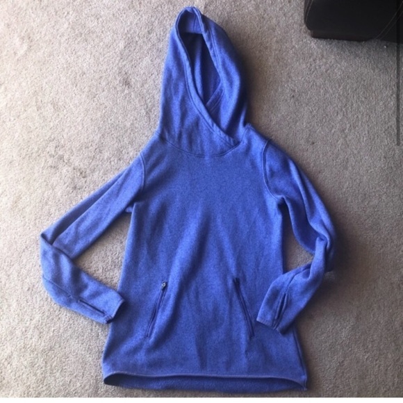 Old Navy Active Light Purple Hooded Hoodie Sweatshirt Zip Pocket… - Picture 2 of 10